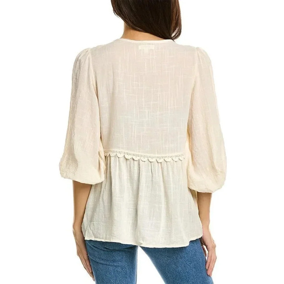 Tie Neck Detail Top - Picture 2 of 13